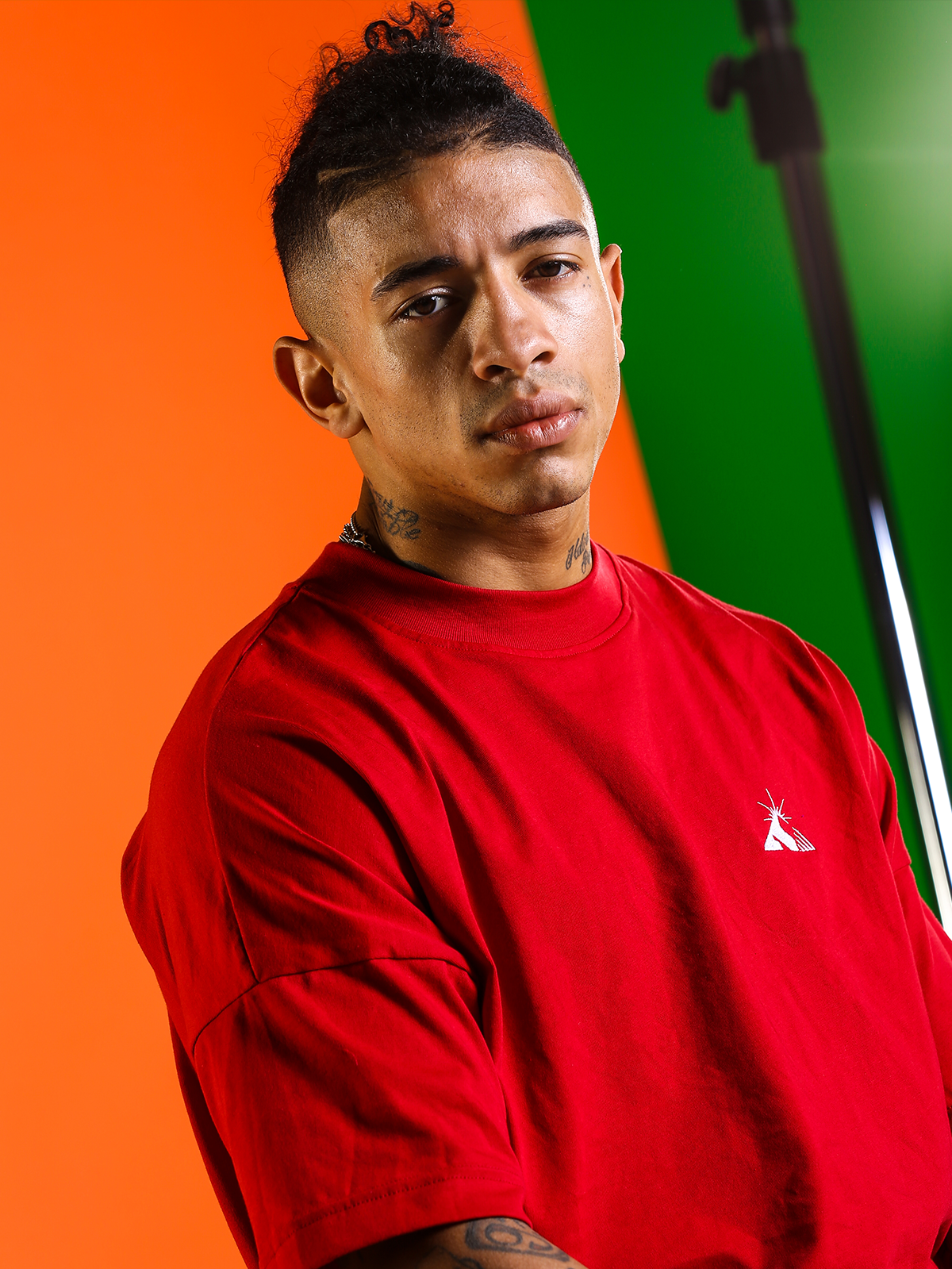 T-Shirt ESSENTIALS RED The Italian Dream Marvin Vettori