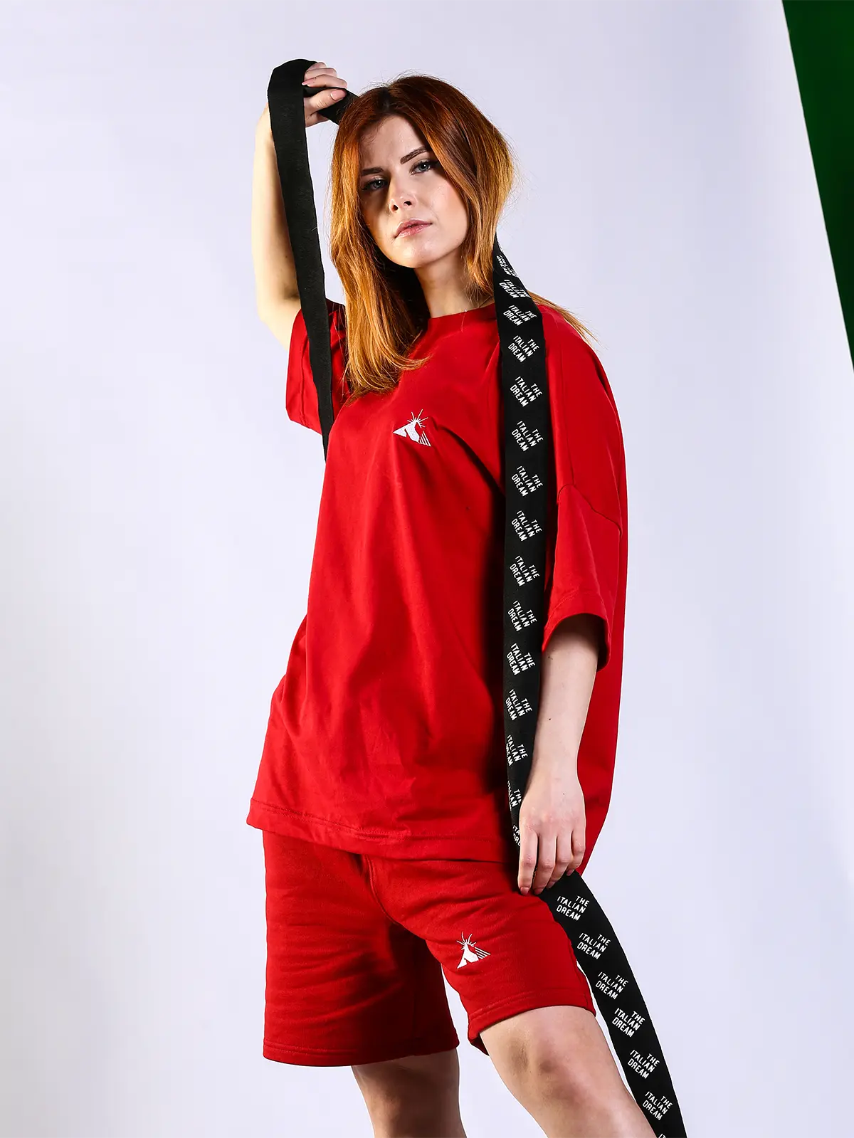 T-Shirt ESSENTIALS RED The Italian Dream Marvin Vettori