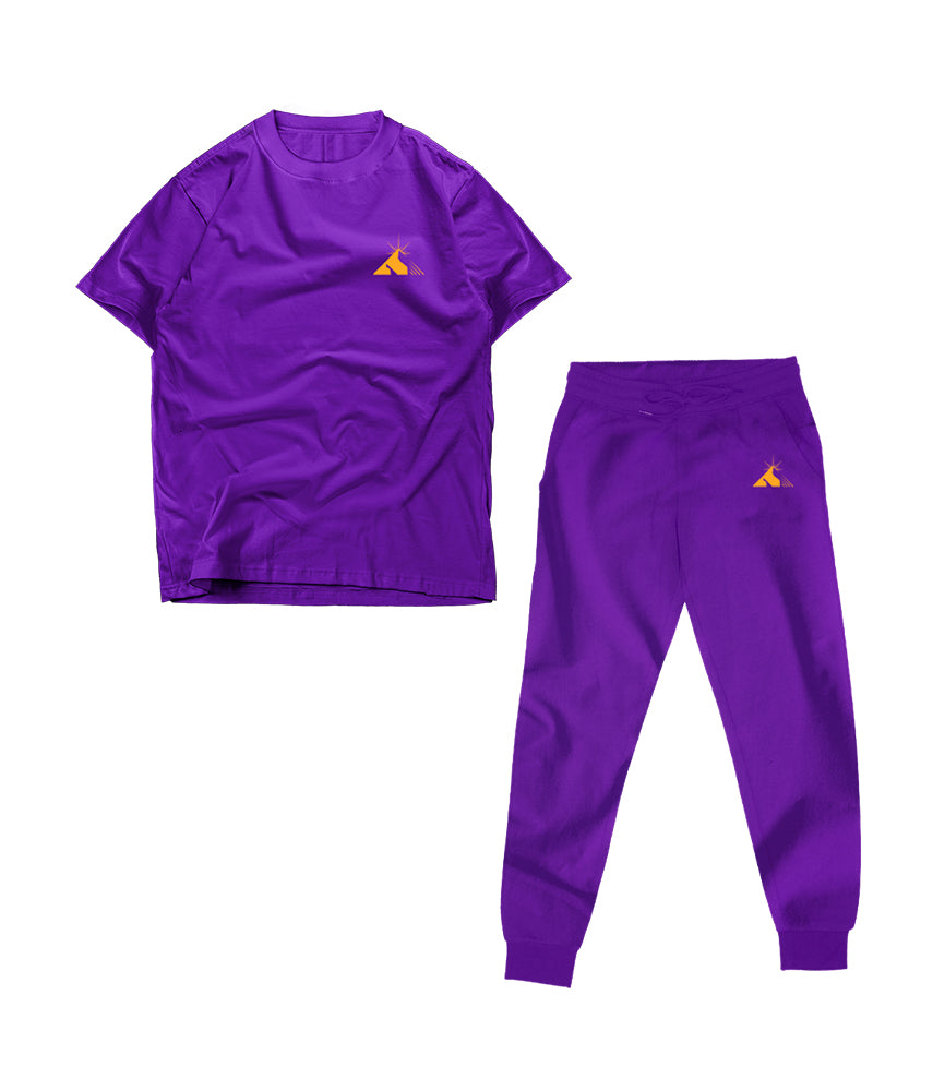 KIT T-shirt + Pantaloni ESSENTIALS PURPLE The Italian Dream Marvin Vettori