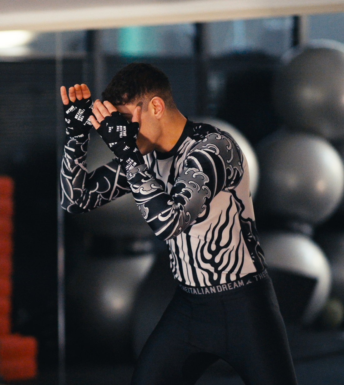 Rashguard Tattoo + Compression Short The Italian Dream