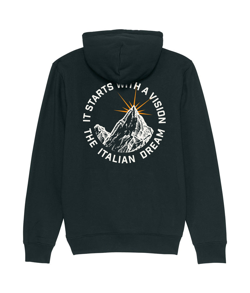 Hoodie "IT STARTS WITH A VISION" The Italian Dream