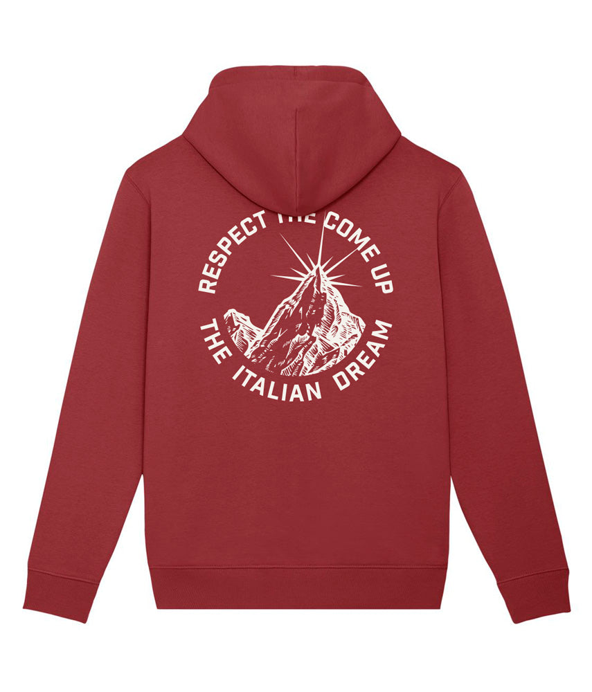 Hoodie "RESPECT THE COME UP" The Italian Dream