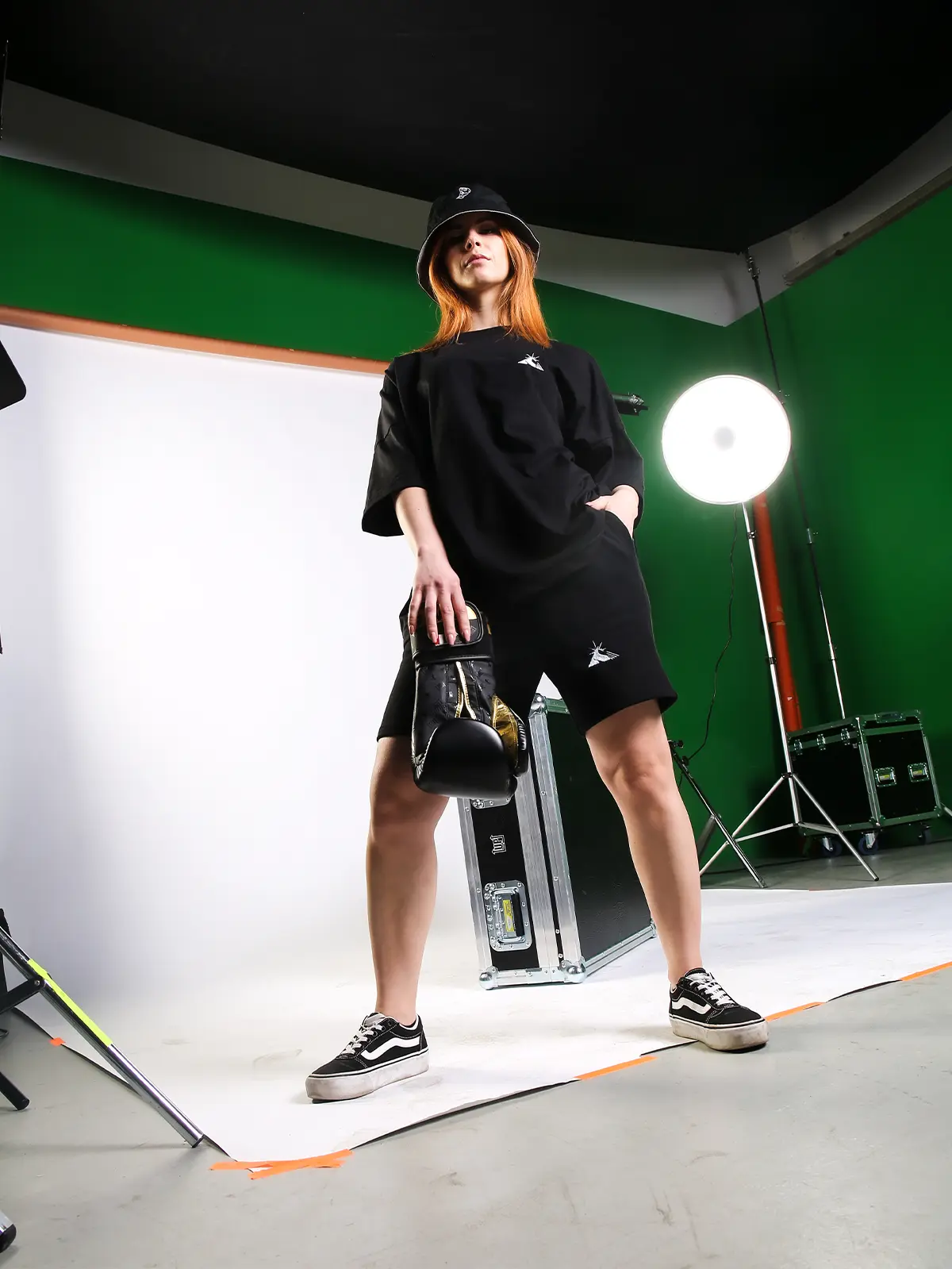 KIT T-shirt + Pantaloncini ESSENTIALS BLACK The Italian Dream Marvin Vettori